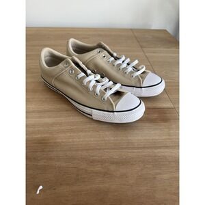 Converse Chuck Taylor All Star Low Street OX Sneakers Beige Canvas Men's 11.5